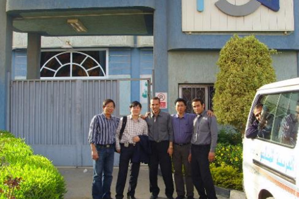 Picture of Brassmachines boss with the No.1 ball valve maker in Egypt.